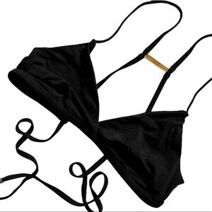 Beach Bunny Black Bikini Top